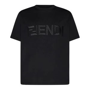 $1,040 Fendi Men's Black T-Shirt Size Large NWT*